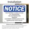 Signmission This Property Closes At Dusk All Trespassers OSHA Notice Sign, Vinyl Decal, 10in W x 7in L, 2PK OS-2PACK-NS-D-710-L-18646 - alternate 3